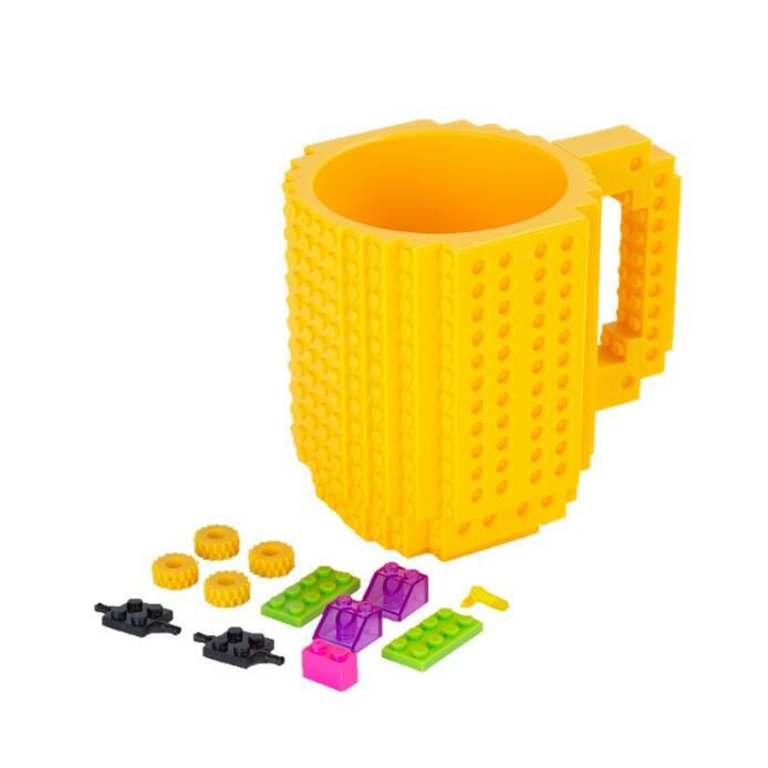 DIY組裝咖啡積木陶瓷杯