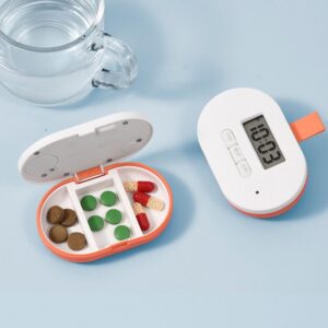 電子定時提醒分格藥盒